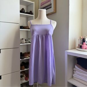 Beautiful Lavender Light Purple Strap Mini Dress Size Medium